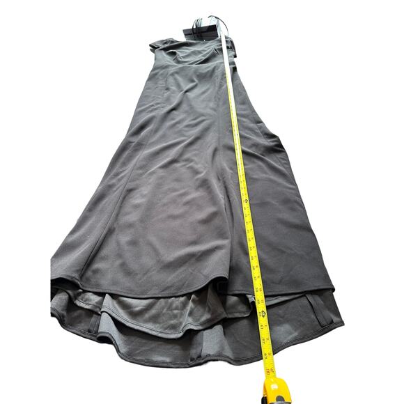 WATTERS Bridesmaid Formal Wedding Black Open Back Parker Maxi Gown Size 12 - Picture 13 of 13